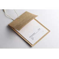 Custom logo paper clothing ticketing/high grade tag/small fresh style hanging cards for bags