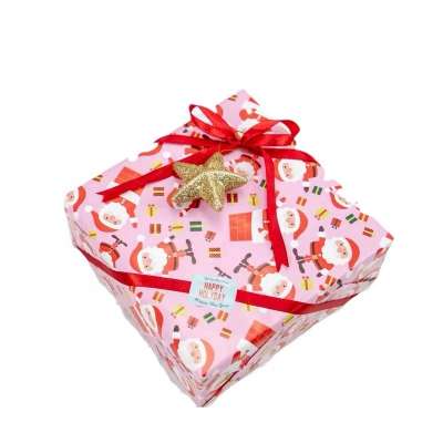 Factory price top design candle craft Christmas gift wrapping paper