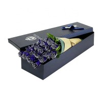 Custom  rigid Cardboard Paper Gift Box the elegant flower paper packaging box