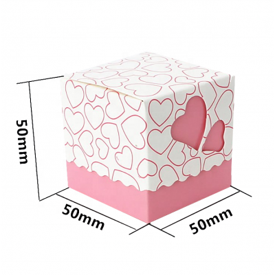 SEMPUR/Majorin custom printed heart wedding candy gift box