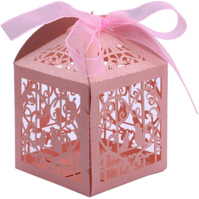 SEMPUR/Majorin laser cut candy gift box for wedding