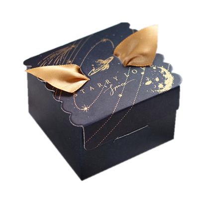 Candy Box Wedding Gift Paper Foldable European Style Square Wed Birthday Gifts Packaging Chocolate Pack Small box