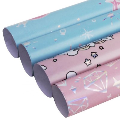 Luxury high quality gift wrapping paper with cute pattern