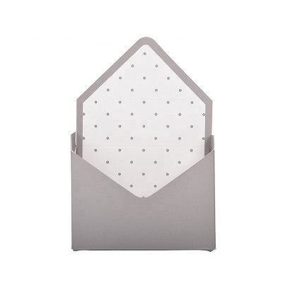 Wholesales Creative Paperboard Envelope Folding Flower Box for flower shop hotel and party decoration